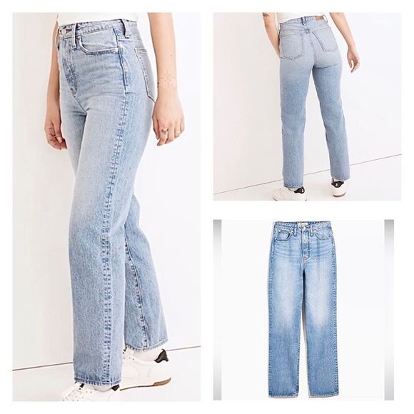 ☀️SOLD☀️Madewell Curvy Perfect Vintage Mom Jean Lt. Blue Sz 26 - Picture 3 of 11